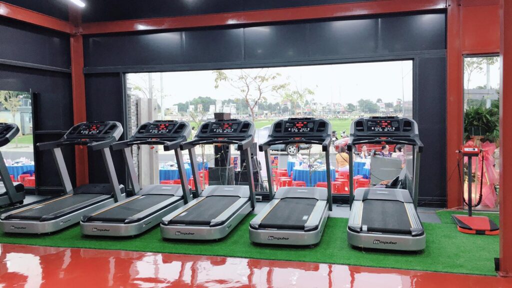 phòng gym thiết kế theo hướng hiện đại